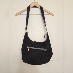 Baggallini Sidekick RFID Large Crossbody Bag Nylon Black